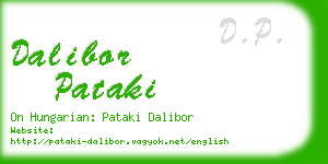 dalibor pataki business card